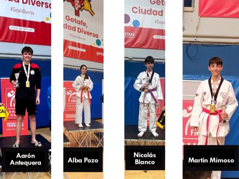 El Club Taeguk Torrejón logra diez medallas en el Campeonato de Madrid de taekwondo de categoría cadete y junior