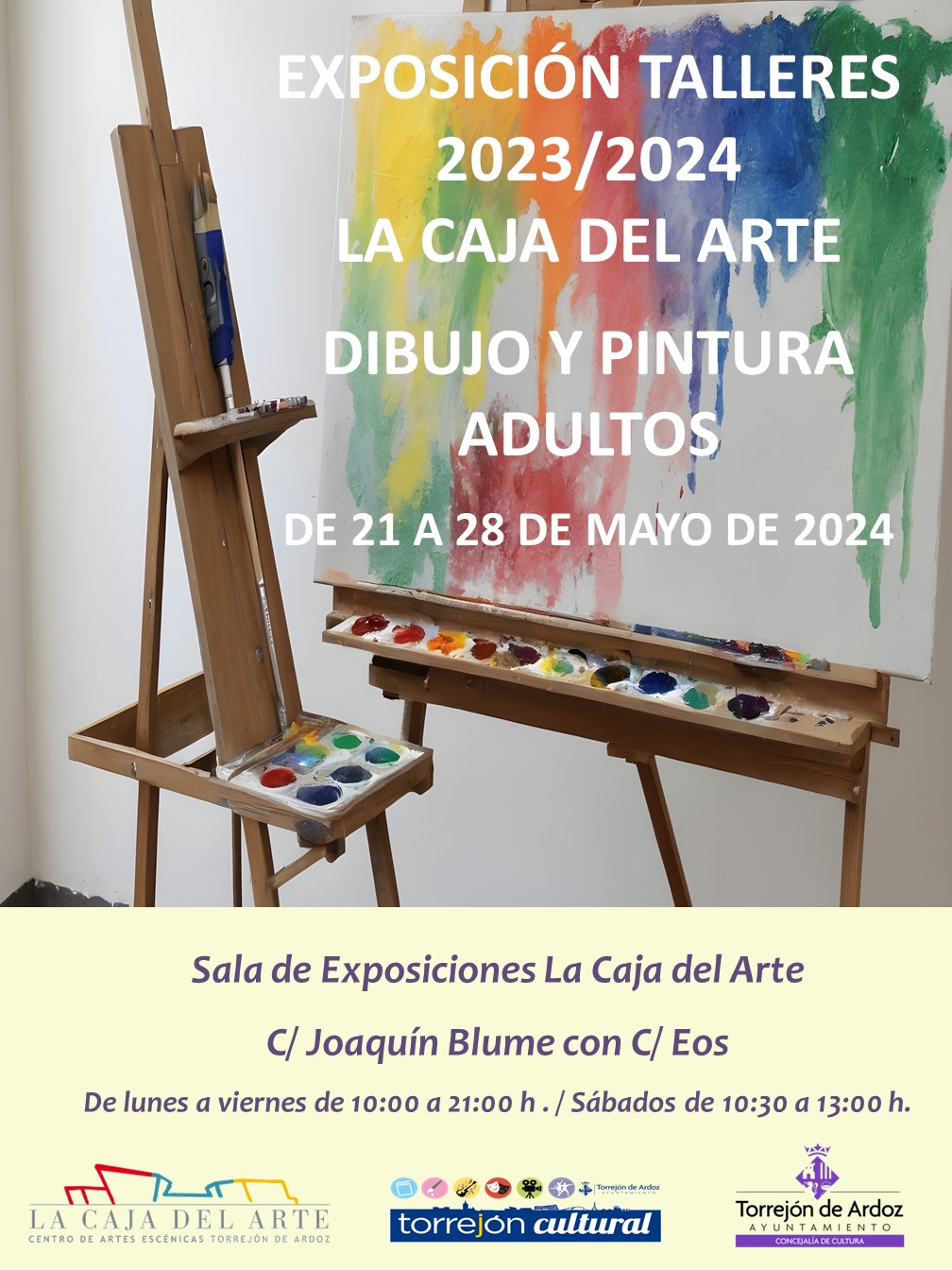 Exposición de talleres de los cursos de dibujo y pintura de adultos