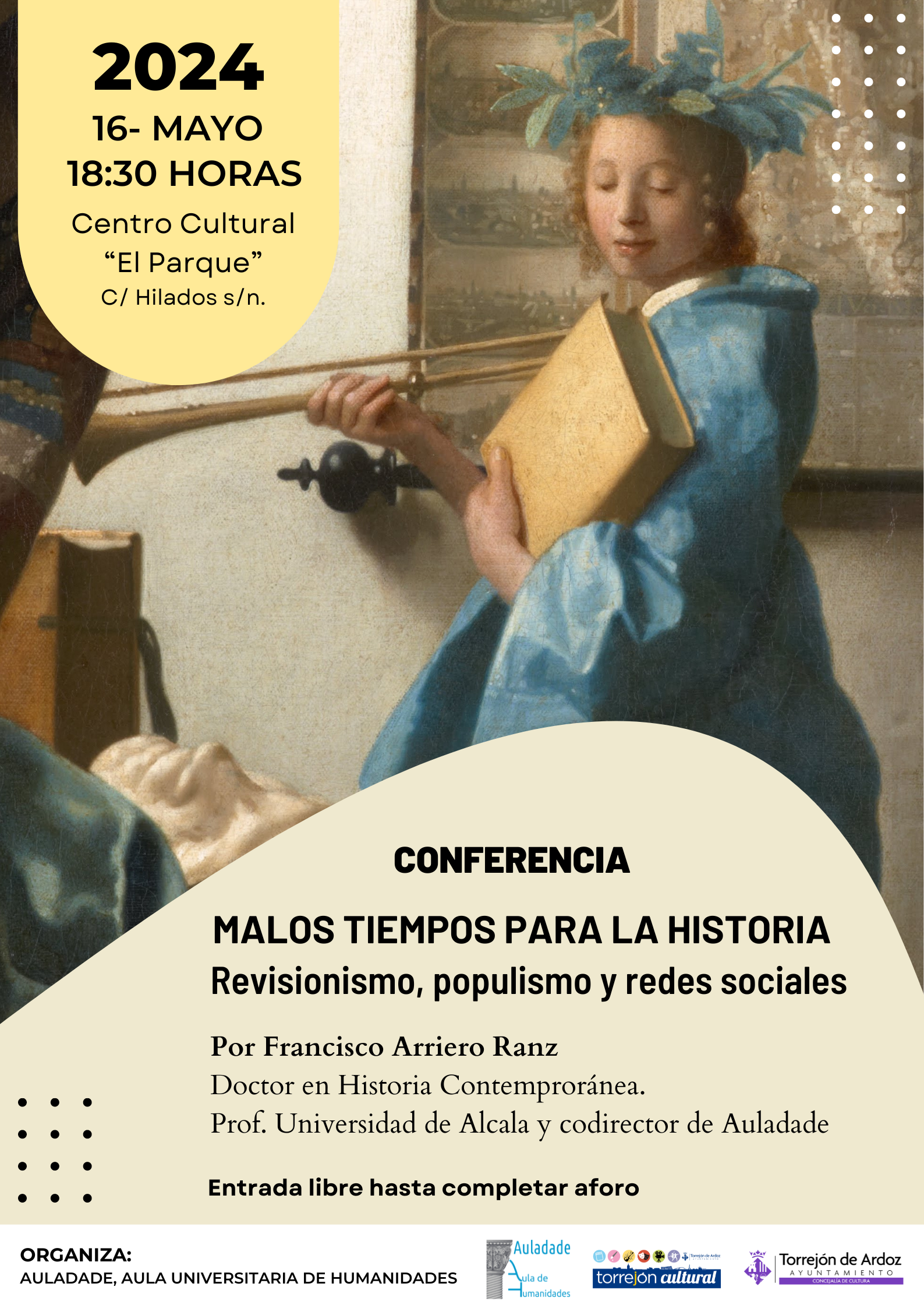 Conferencia: Malos tiempos para la Historia