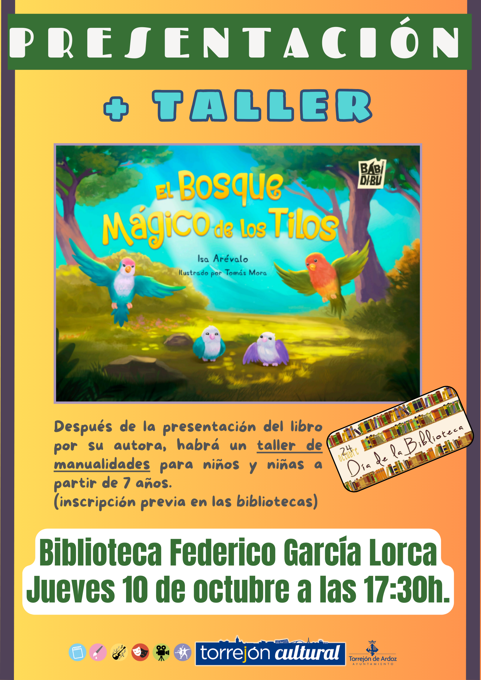 Presentación + taller "El bosque mágico de los Tilos"