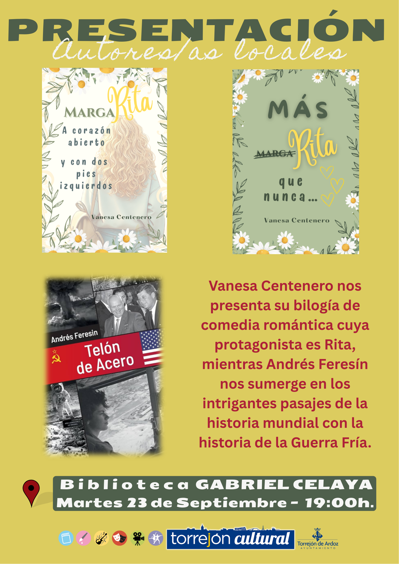 Presentación libros autores locales