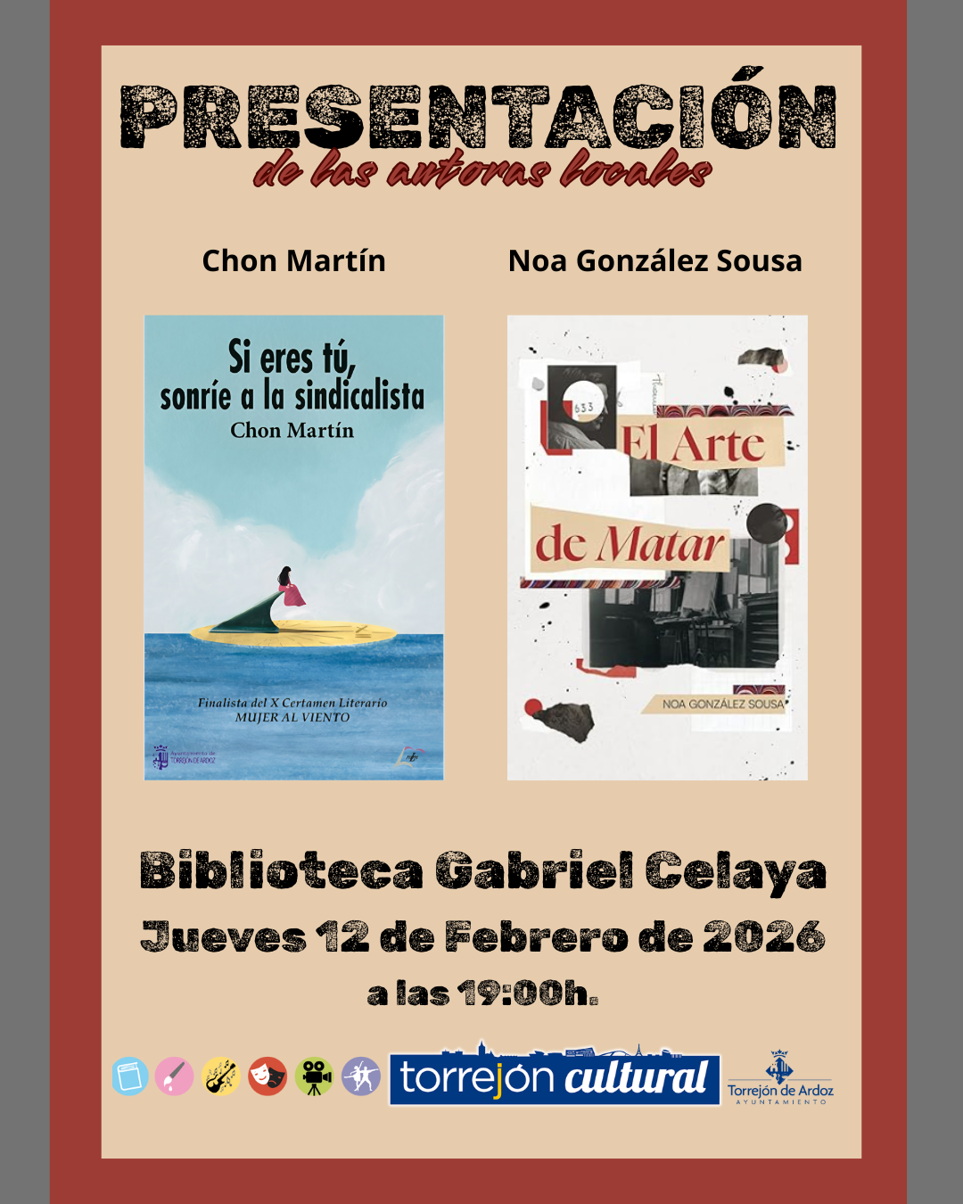 Presentación de libros de autores locales