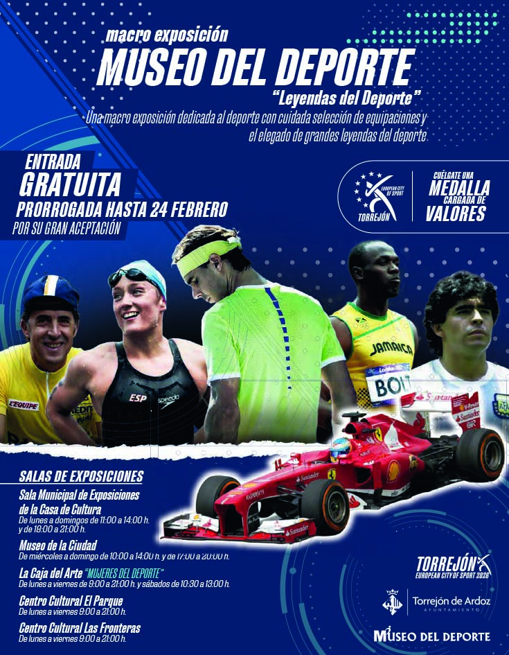 Macro Exposición Museo del Deporte: Leyendas del Deporte