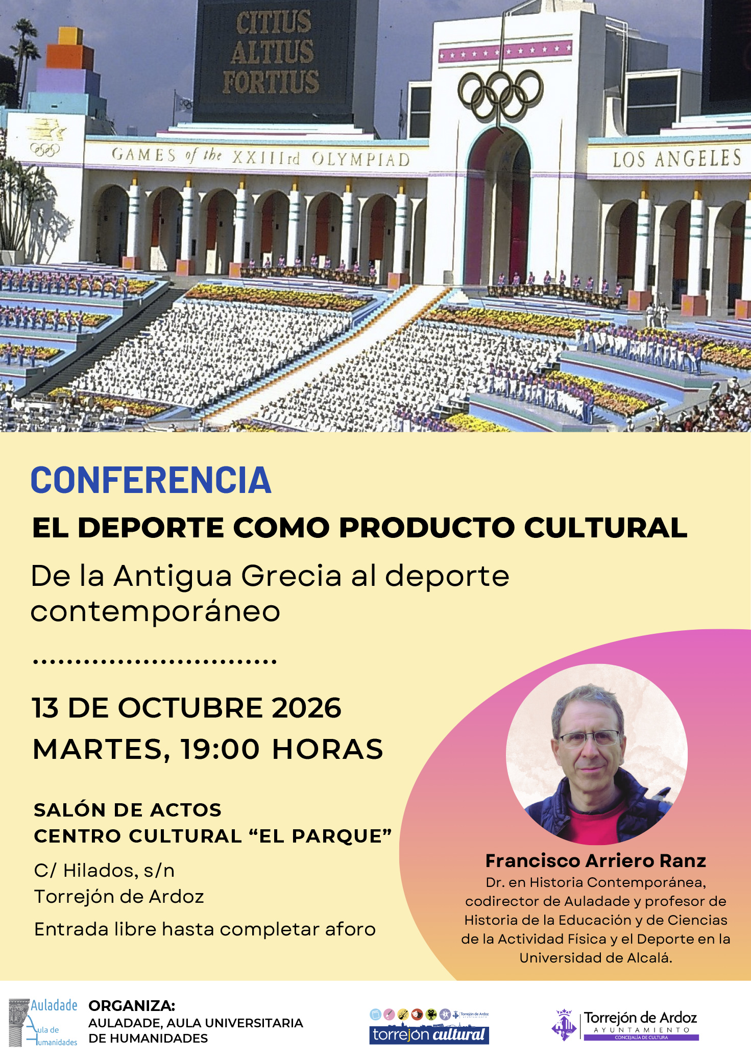 Conferencia: El deporte como producto cultural 