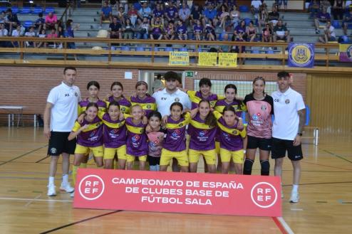 Equipo alevín femenino del Torrejón Sala