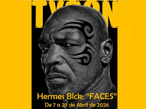 La exposición “Faces” de Hermes Blcr, se puede visitar hasta el 29 de abril, en la Caja del Arte