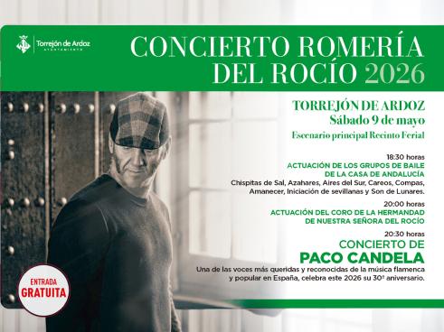 Concierto gratuito de Paco Candela