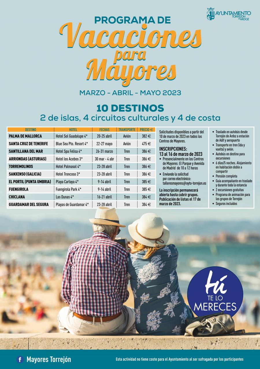 Programa de Vacaciones para Mayores 2023 OK