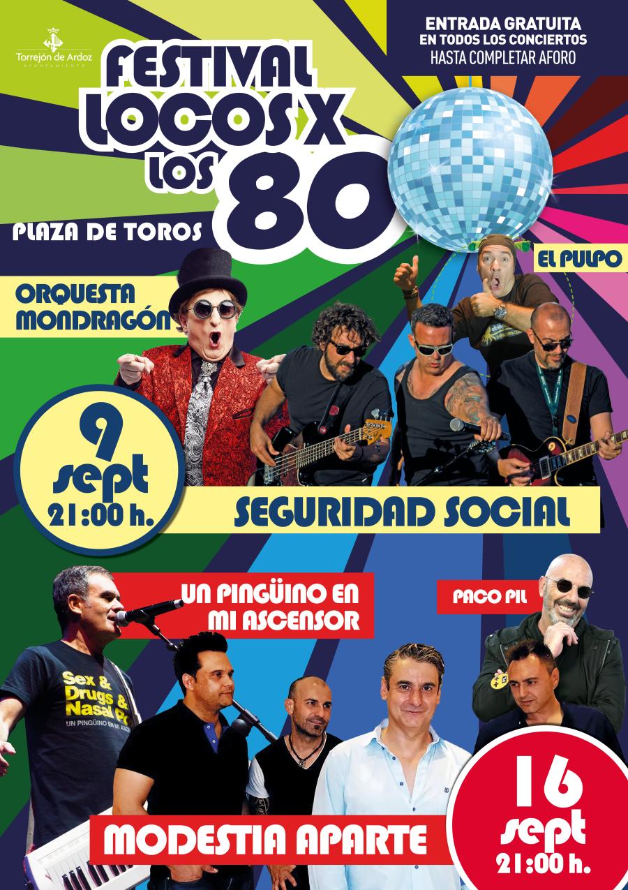 Cartel Locos x los 80