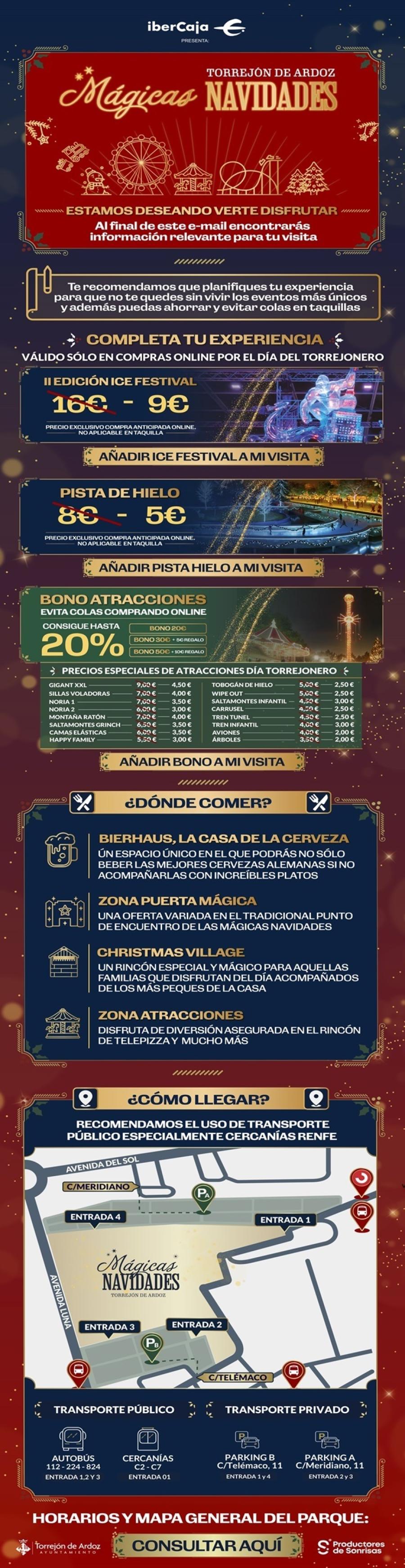 Descuentos torrejoneros Parque de la Navidad