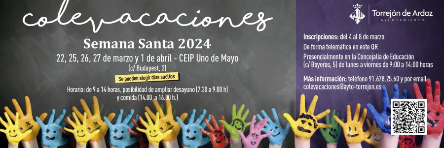 Colevacaciones Semana Santa 2024 Torrejón de Ardoz