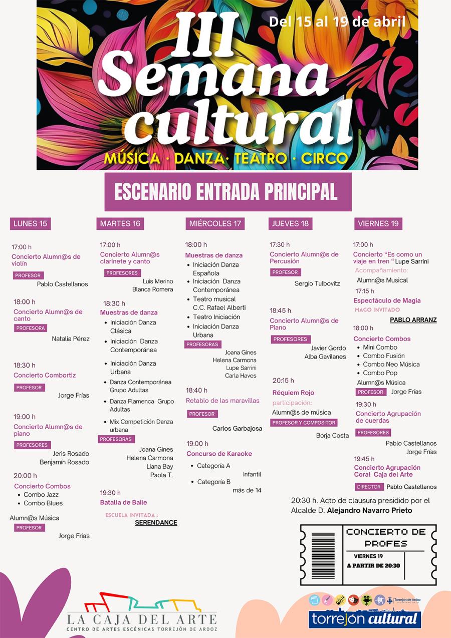 III Semana Cultural La Caja del Arte