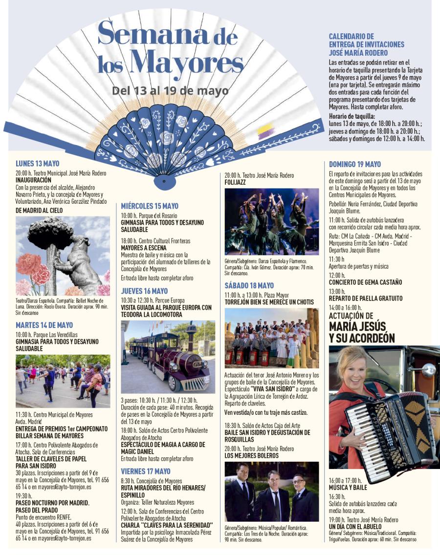 Semana de los Mayores 2024 Torrejón de Ardoz