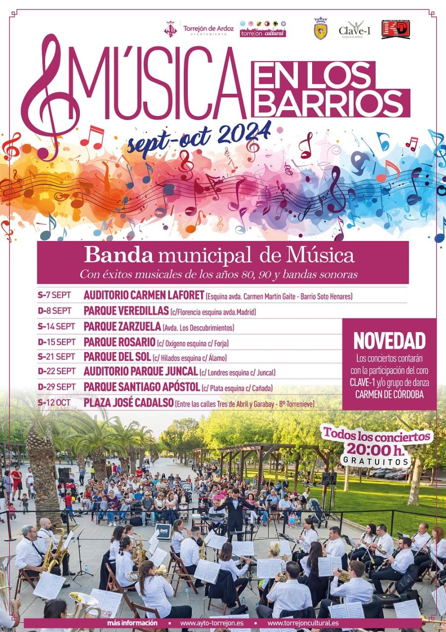 Música en los Barrios septiembre 2024
