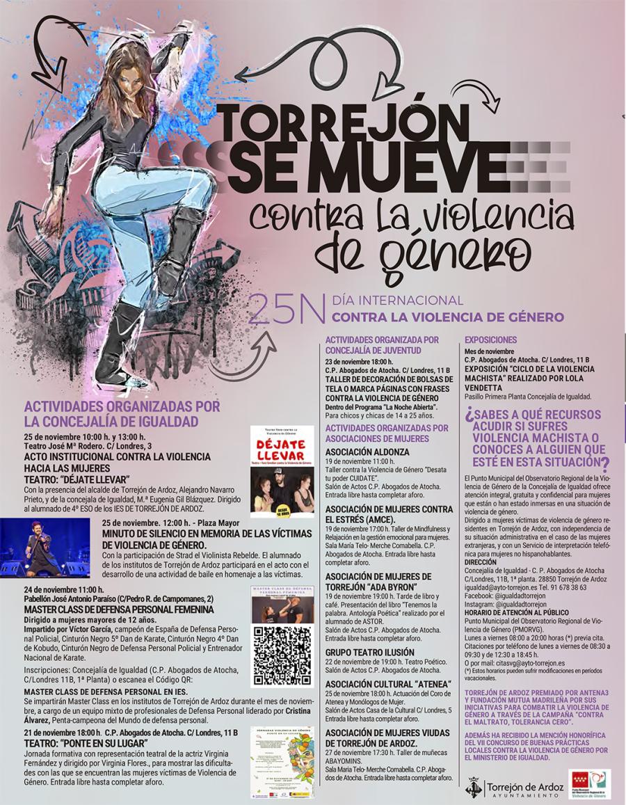 Cartel Torrejón se mueve contra la violencia de género