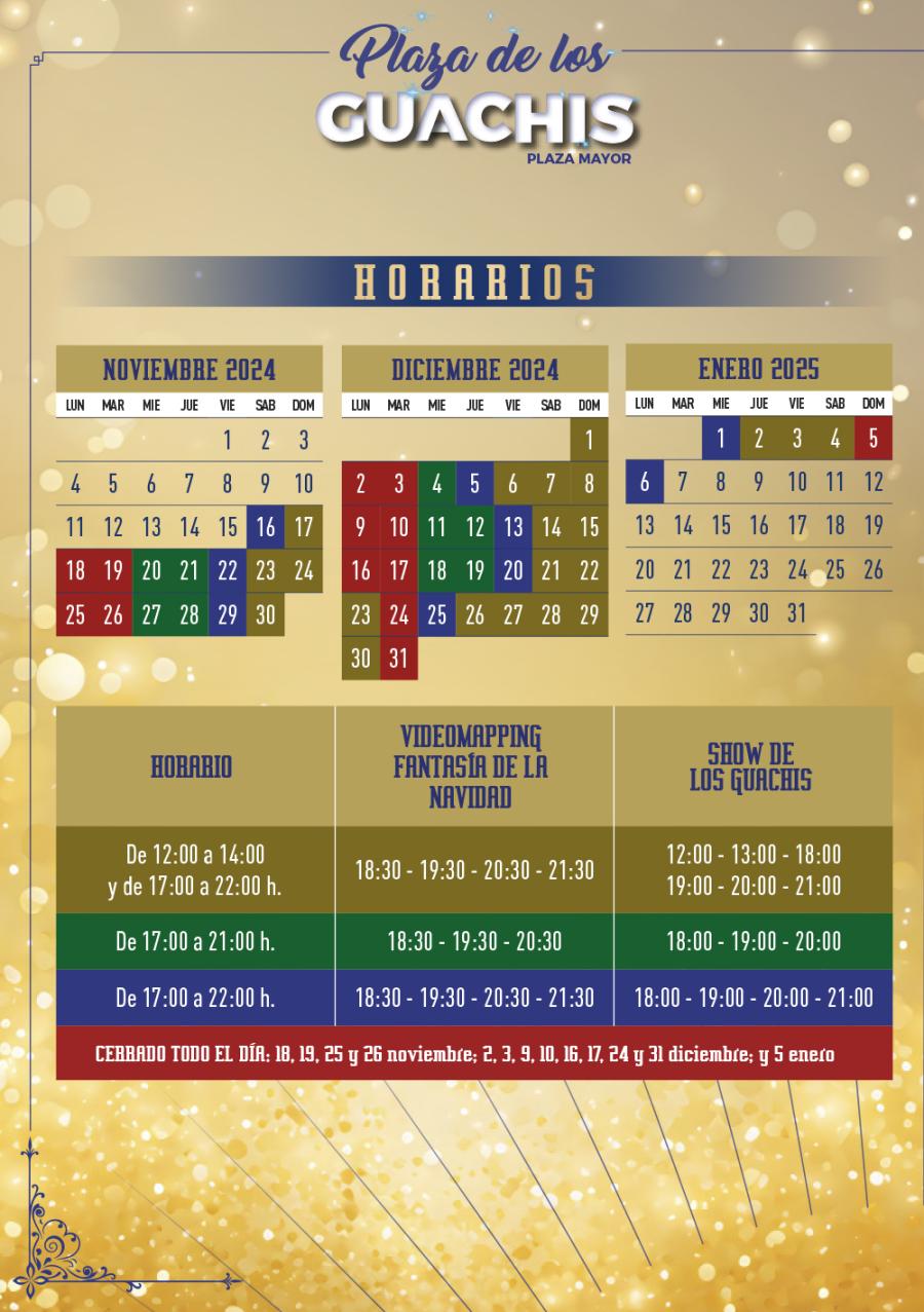 Horarios Plaza de los Guachis