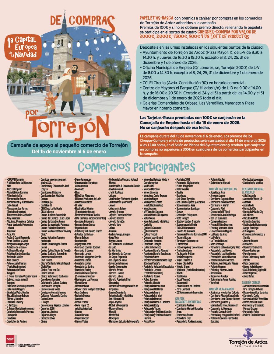 “De compras por Torrejón en las Mágicas Navidades”