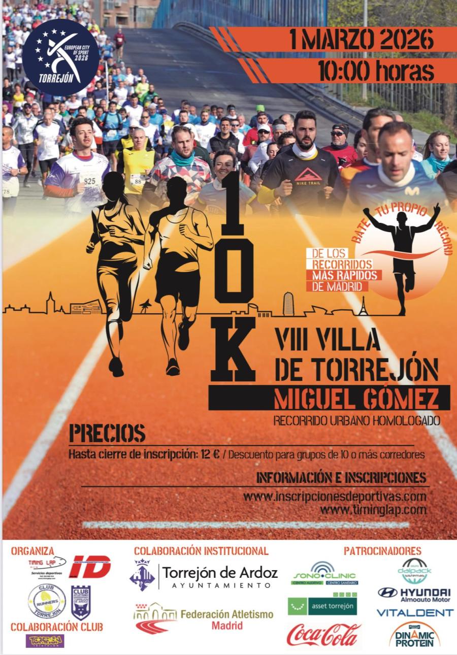 10K Villa de Torrejón "Miguel Gómez" 2026