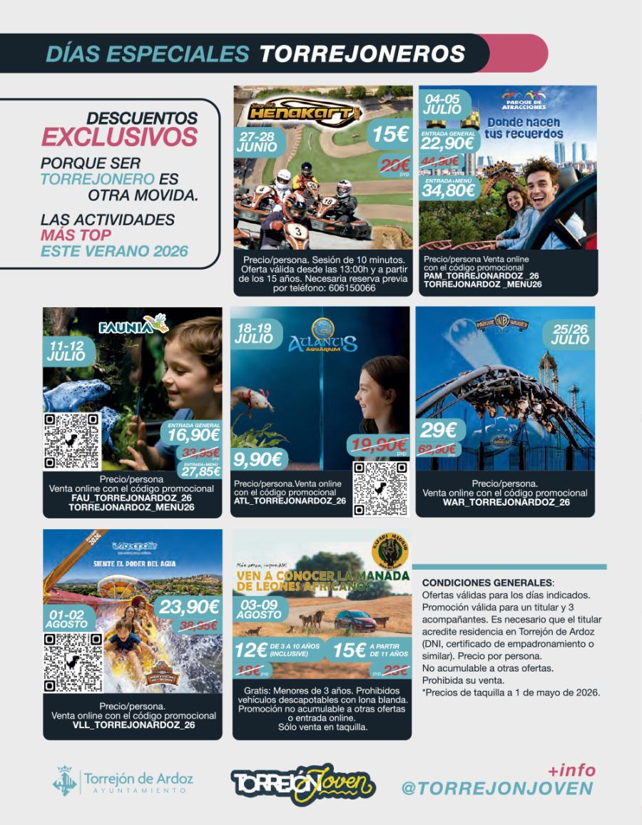 Días Especiales Torrejón de Ardoz 2026