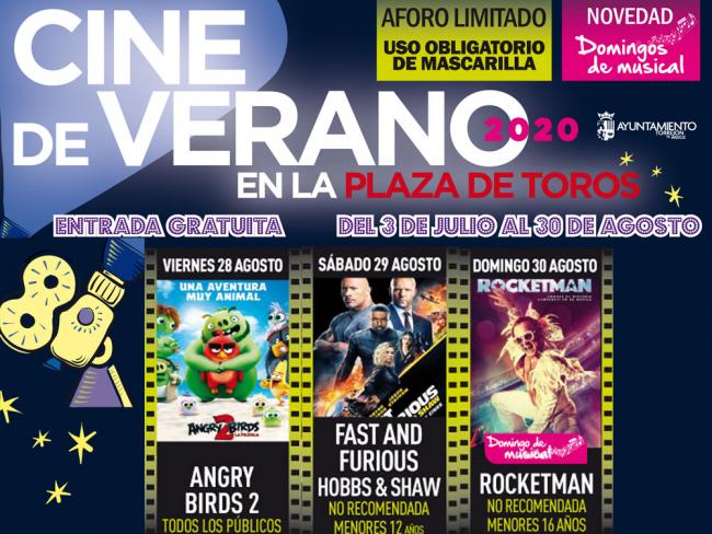 “Angry Birds 2”, “Fast and Furious: Hobbs & Shaw” y “Rocketman”, ponen punto y final este fin de semana al Cine de Verano 