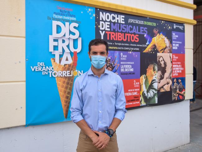 “Disfruta del Verano en Torrejón” comienza este fin de semana con tributos musicales en directo a Queen, Alejandro Sanz, Mecano, o Antonio Vega, así como cine familiar y musical, todo con entrada gratuita