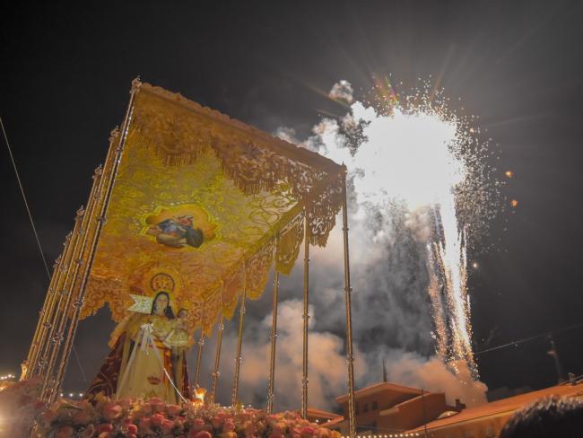 Hoy domingo 3 de octubre tendrá lugar la Procesión de la Virgen del Rosario Coronada que partirá a las 18:30 horas desde la Plaza Mayor