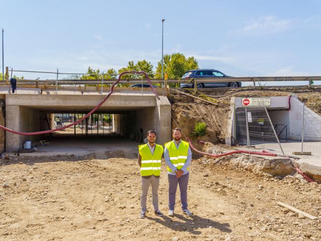  paso subterráneo en el barrio Fresnos