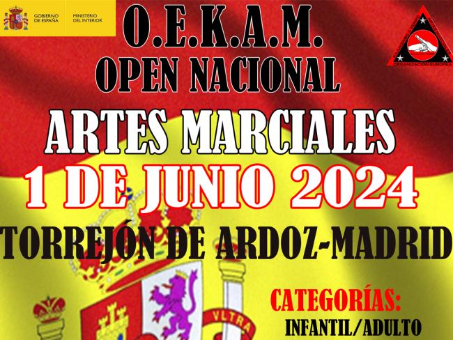Torrejón de Ardoz acoge mañana, sábado, 1 de junio, el Open Nacional de Artes Marciales
