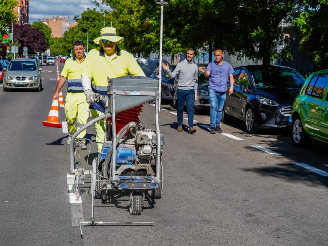 El alcalde, Alejandro Navarro Prieto, informado sobre los trabajos que se están desarrollado para mejorar la seguridad vial