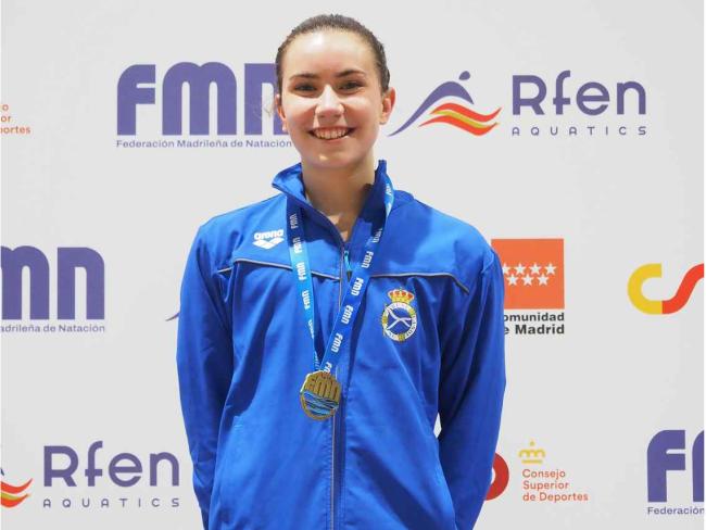  Jimena Ruiz, ganadora de seis medallas de oro en el Campeonato de Madrid de Verano en categoría junior