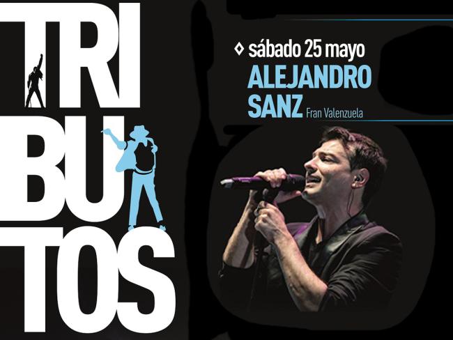 Mañana sábado, 25 de mayo, a las 21:30 horas, en la Plaza de Toros, continúa “Noche de Tributos” con el homenaje a Alejandro Sanz, uno de los mejores cantantes españoles con innumerables números 1 en su discografía