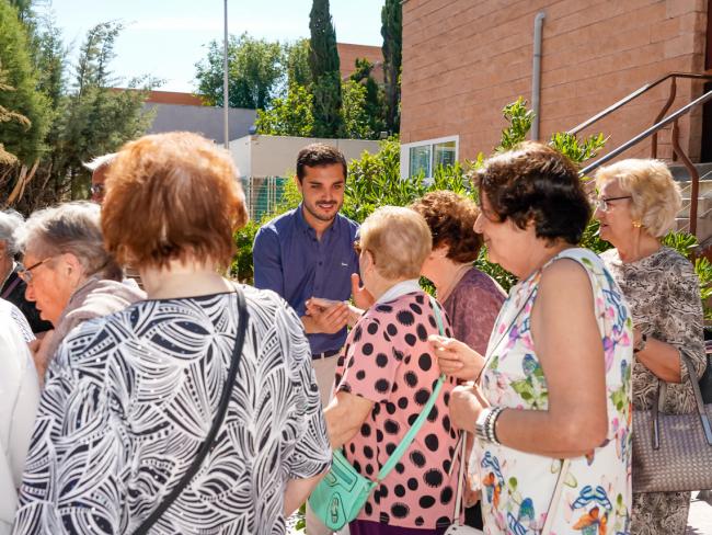 El alcalde, Alejandro Navarro Prieto, en el Centro Municipal de Día y Mayores de la avenida de Madrid