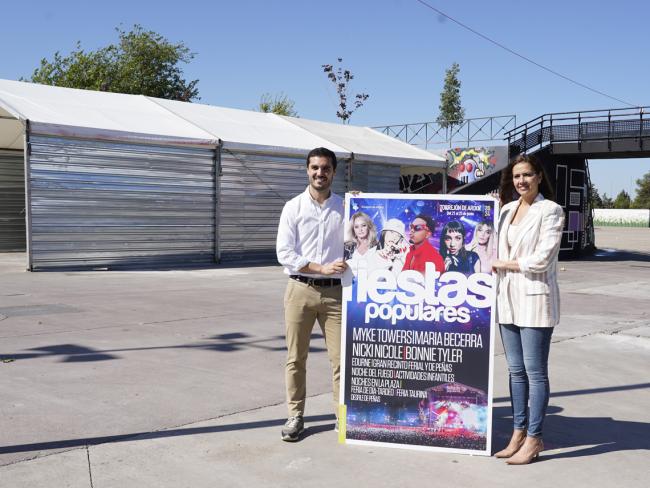 Los grandes conciertos gratuitos de Bonnie Tyler, Myke Towers, Maria Becerra, Nicki Nicole, Edurne y Falete, protagonistas de las Fiestas Populares de Torrejón de Ardoz, las mejores de la Comunidad de Madrid, que se celebrarán del 21 al 26 de junio