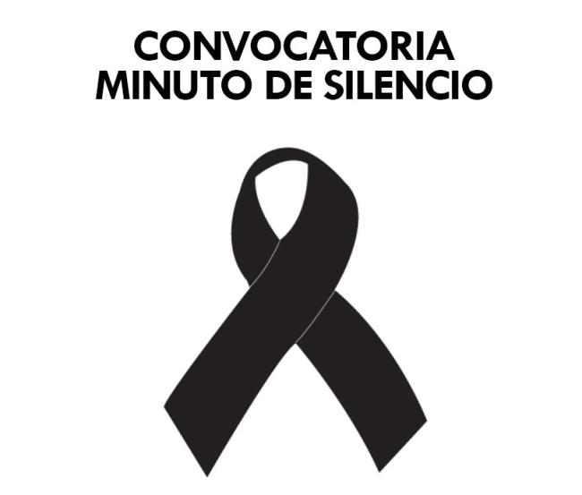 CONVOCATORIA A LOS TORREJONEROS A UN MINUTO DE SILENCIO