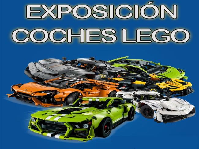 Exposición de coches Lego en La Caja del Arte