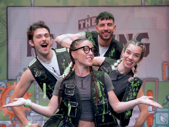 El espectáculo de percusión y humor, “Recycling Factory”