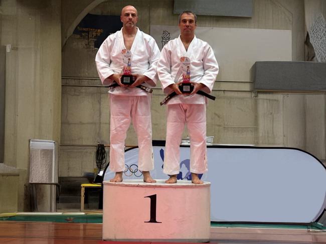 Los torrejoneros, Mariano Arroyo y Juan Pozo, campeones de la Supercopa de España de judo de katas en Kodokan Goshin Jutsu
