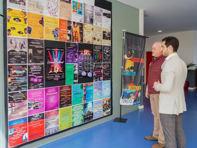 El alcalde, Alejandro Navarro, y el concejal de Cultura, José Antonio Moreno