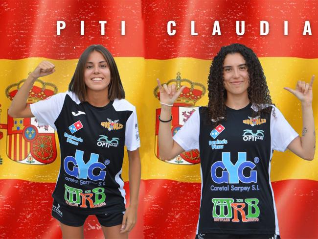 Las torrejoneras, Alicia Voto “Piti” y Claudia Bollero y Alicia Voto “Piti”, jugadoras del MRB Móstoles