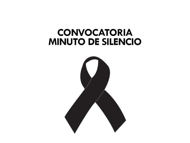 Convocatoria minuto silencio