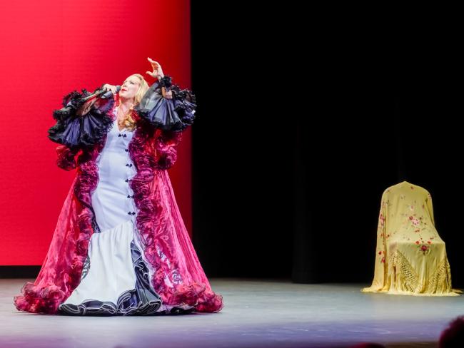 Arantxa Pons, en el Tributo a Isabel Pantoja