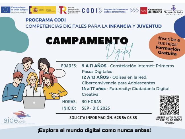 Campamento Digital para jóvenes