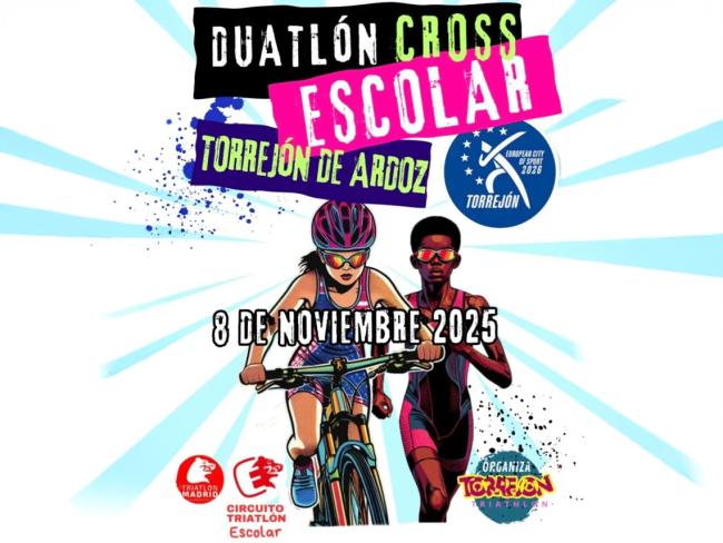  I Duatlón Escolar en la agenda deportiva de este fin de semana en Torrejón de Ardoz