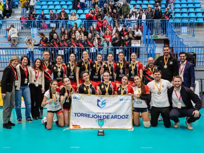 UCAM Torrejón, subcampeón de la Copa Princesa de voleibol