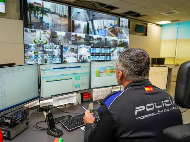Centro de Coordinación Municipal (CECOM) de la Policía Local de Torrejón