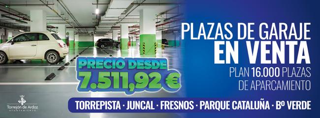 Venta plazas de aparcamiento