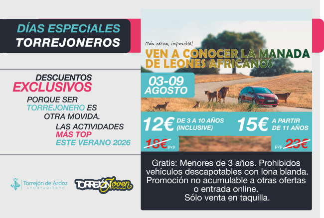 Safari Madrid cierra los Días Especiales de Torrejón 
